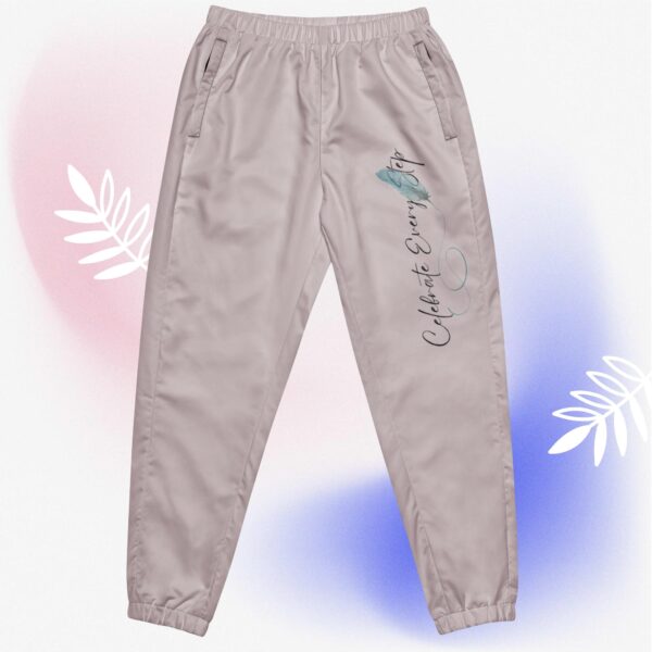 Celebrate Every Step" women's track pants