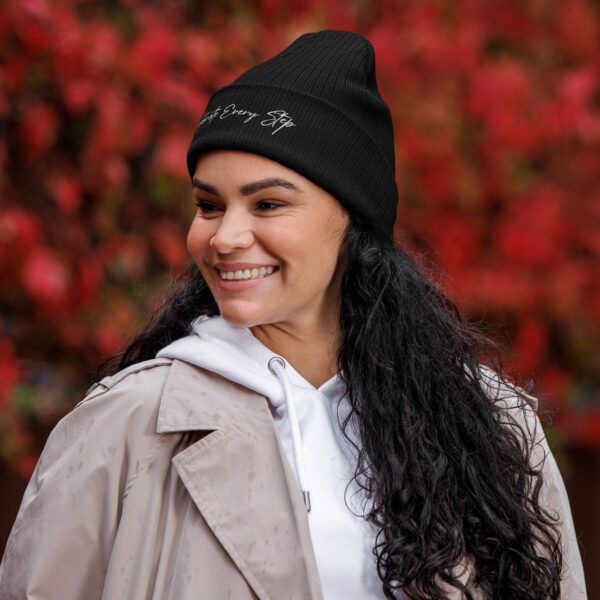 Celebrate Every Step Organic Cotton Inspirational Beanie