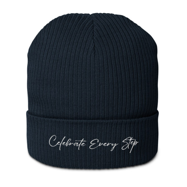 Celebrate Every Step Organic Cotton Inspirational Beanie - Image 4