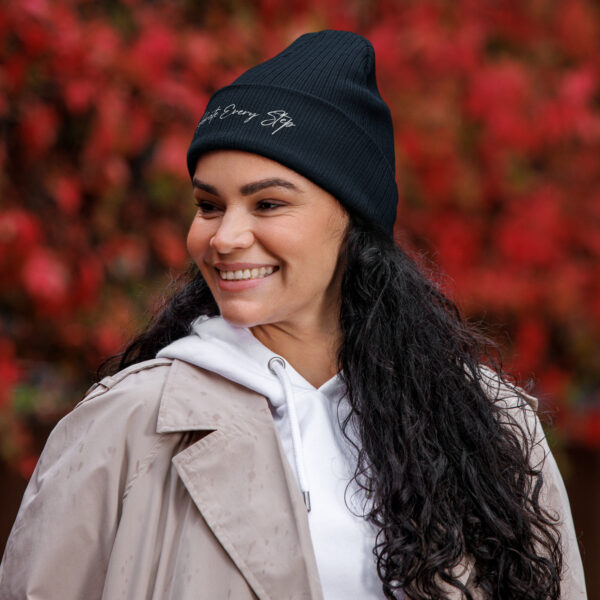 Celebrate Every Step Organic Cotton Inspirational Beanie - Image 5