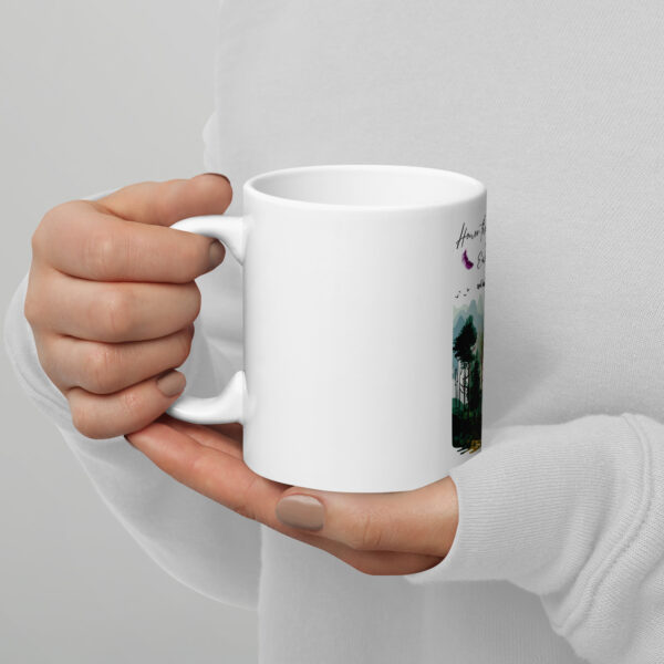 Journey of Resilience" Inspirational Watercolor Ceramic Mug | Motivational Self-Healing Coffee Cup - Image 2