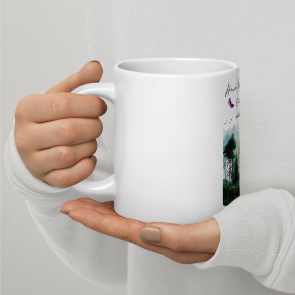 Journey of Resilience" Inspirational Watercolor Ceramic Mug | Motivational Self-Healing Coffee Cup - Image 6