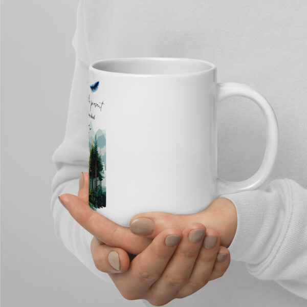 Journey of Resilience" Inspirational Watercolor Ceramic Mug | Motivational Self-Healing Coffee Cup